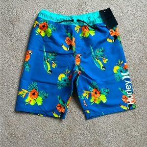 Youth large (12-13) Hurley swimming trunks nwt